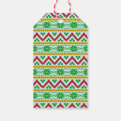 Funny Kerstkerstkerstkerstman met getitreerde muis Cadeaulabel (Achterkant)