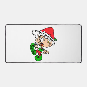 Funny Kerstmis Elf Xmas Holiday Joke Bureaumat