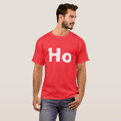Funny Kerstmis Ho T Shirt (Voorkant volledig)
