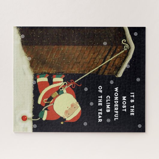 Funny Kerstmis Jigzaag Puzzle Legpuzzel (Horizontaal)