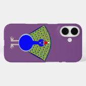 Funny Kerstmis Peacock Case-Mate iPhone Case (Achterkant (horizontaal))