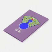 Funny Kerstmis Peacock Post-it® Notes (Schuin)
