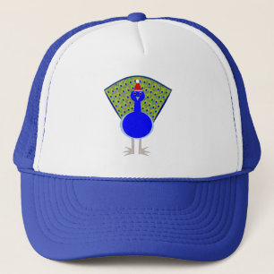 Funny Kerstmis Peacock Trucker Pet