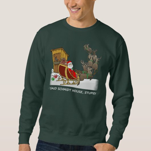 Funny Kerstmis Schmidt House Shirt (Voorkant)