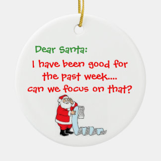 Funny Kerstornament Keramisch Ornament