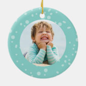 Funny Kerstshaak Keramisch Ornament (Achterkant)