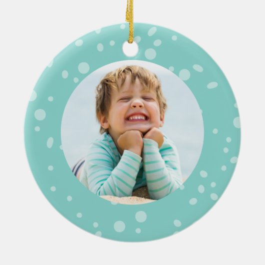 Funny Kerstshaak Keramisch Ornament (Achterkant)