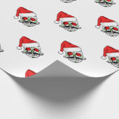 Funny kerstSugar Skull Cadeaupapier (Hoek)