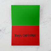 Funny KerstTurkije Feestdagen Kaart (Binnen)