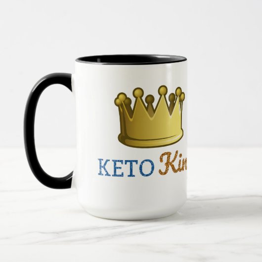 Funny Keto King Crown Mok (Links)