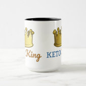 Funny Keto King Crown Mok (Midden)