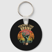 Funny Key Quote All Teachers Love Brains Cool Hall Sleutelhanger (Voorkant)
