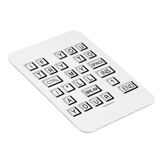 Funny Keyboard Magneet (Rechterzijde)
