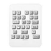 Funny Keyboard Magneet (Verticaal)