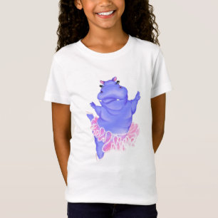 Funny Kids T-Shirt Ballerina Hippo Ballet Danseur