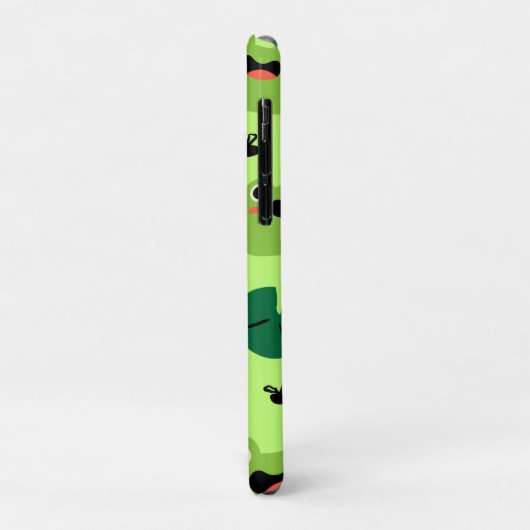 Funny kikkers Case-Mate iPhone case (Achterkant/links)