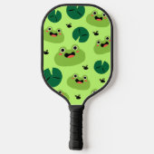 Funny kikkers pickleball paddle (Achterkant)