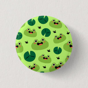 Funny kikkers ronde button 3,2 cm