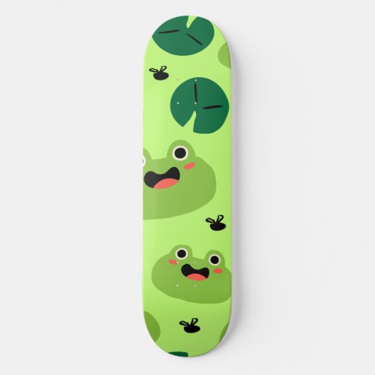 Funny kikkers skateboard (Voorkant)