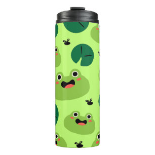 Funny kikkers thermosbeker