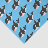 Funny killerwalvis orca leuke cartoon illustratie tissuepapier (Detail)