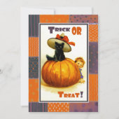 Funny  Kind Halloween Party Uitnodigingen (Voorkant)