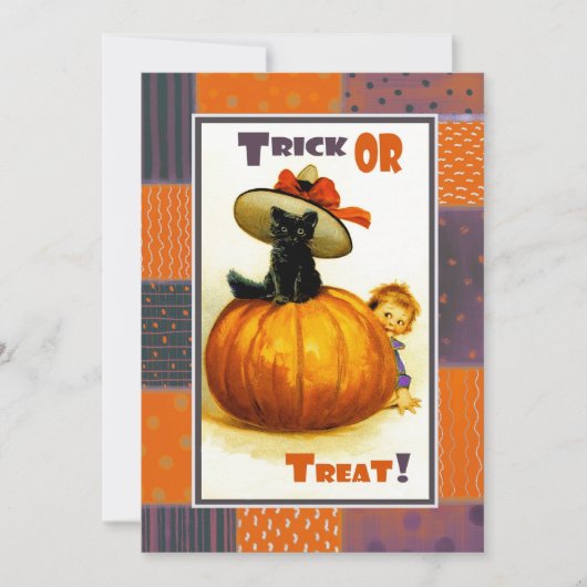 Funny Kind Halloween Party Uitnodigingen (Voorkant)