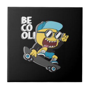 Funny kinder-5 tegeltje