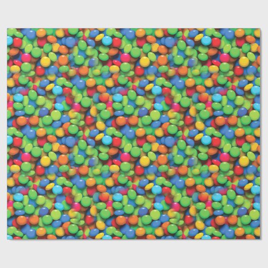 Funny Kinder Snoep Pattern Cadeaupapier (Vlak)