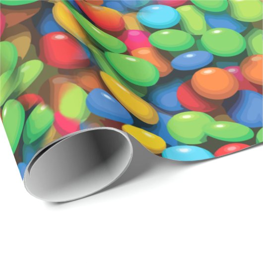 Funny Kinder Snoep Pattern Cadeaupapier (Rol Hoek)