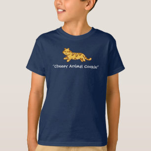Funny Kinder T-shirts Tiger Animal Cookie
