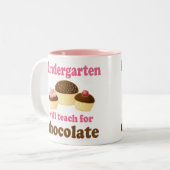 Funny Kindergarten Teacher Mok (Voorkant links)