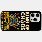 Funny King of Chaos iPhone 15 Pro Max Case-Mate iPhone Case (Achterkant (horizontaal))