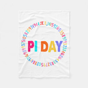 Funny Kip Pot Pie Gelukkige Pi Dag 3.14 Wiskunde D Fleece Deken