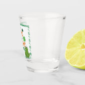 Funny Kiss Ik ben geen Ierse St Patricks Day Shot Glas (Rechts)