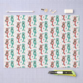  Funny Kit Kat met kerstpapier Tissuepapier (Craft)