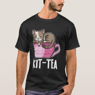 Funny Kit tea of kitty Cat Ever Colorful cat en a T-shirt