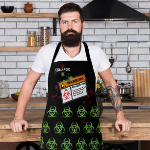 Funny Kitchen Biohazard Bruss Schort