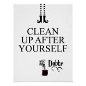 Funny Kitchen Elf Quote Perfect Poster (Voorkant)