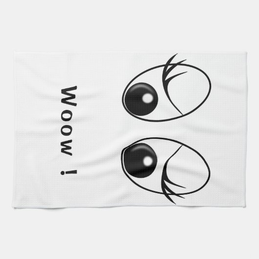 Funny Kitchen Towel, met een merkwaardige speelse Theedoek (Horizontaal)