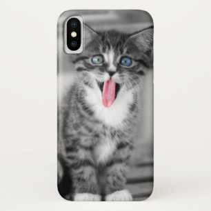Funny Kitten iPhone X Hoesje