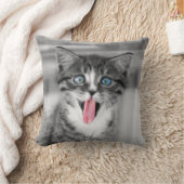 Funny Kitten Kussen (Deken)