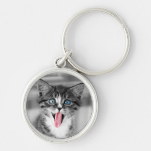 Funny Kitten Sleutelhanger