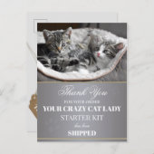 Funny Kittens Birthday Briefkaart (Voorkant / Achterkant)