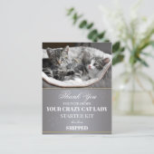 Funny Kittens Birthday Briefkaart (Staand voorkant)