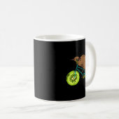 Funny Kiwi Biker Cycling Gift New Zealand  Koffiemok (Voorkant rechts)