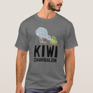 Funny Kiwi Bird Gift Cannibalism for Fruit Lover T-shirt