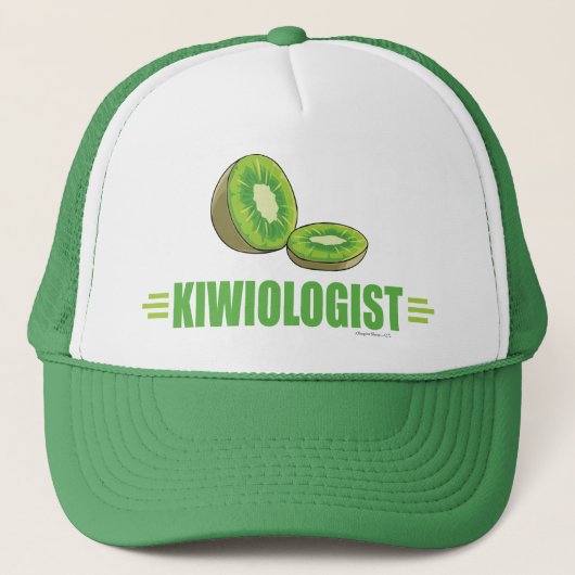 Funny Kiwi Lover Trucker Pet (Voorkant)