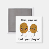 Funny Kiwi Magneet (Voorkant / Achterkant)