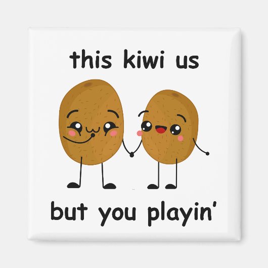 Funny Kiwi Magneet (Voorkant)